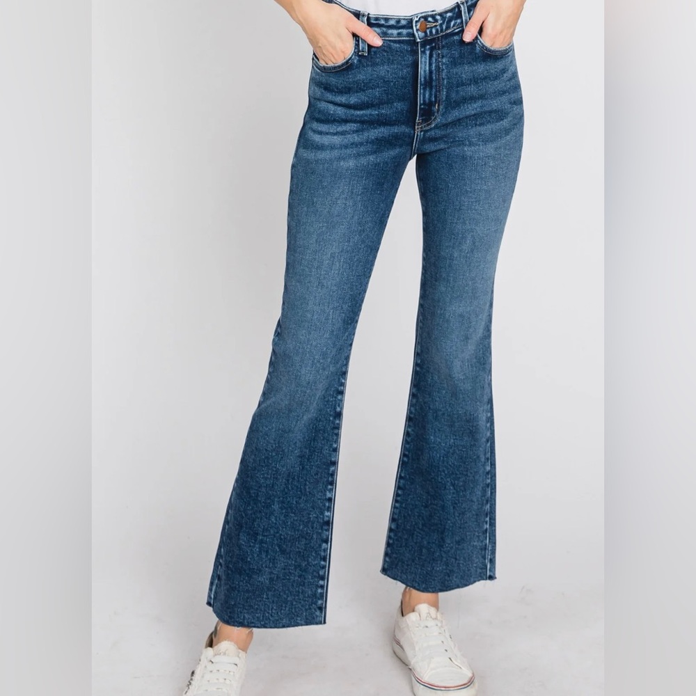 Letter To Juliet Sicily High Rise Flare Dark Wash Jeans size 28 EUC